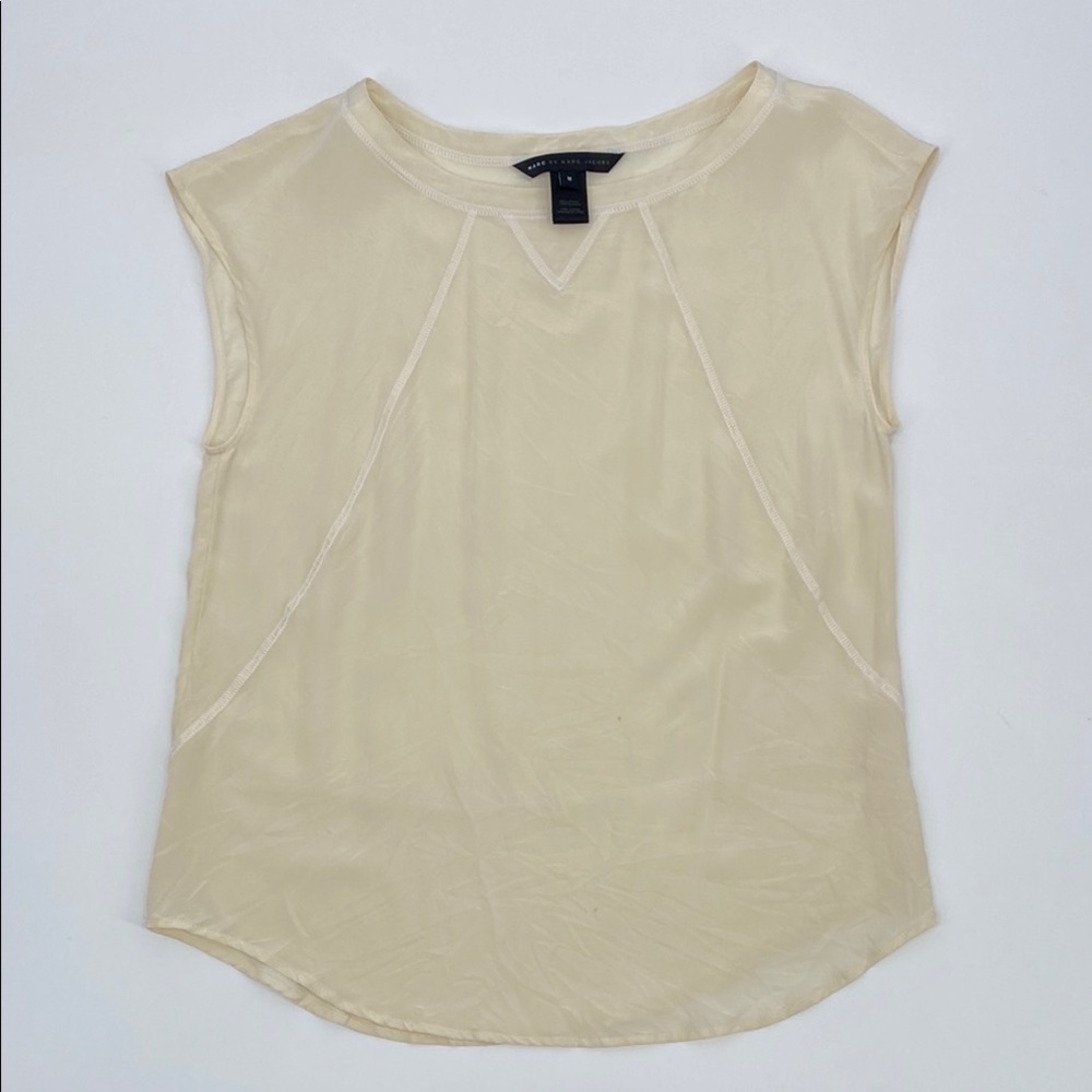 MARC by MARC JACOBS Silk Baseball T Shirt
